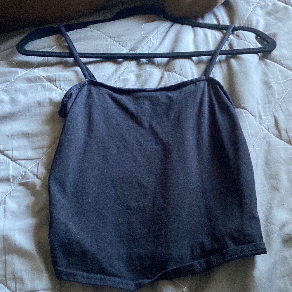 black tank top